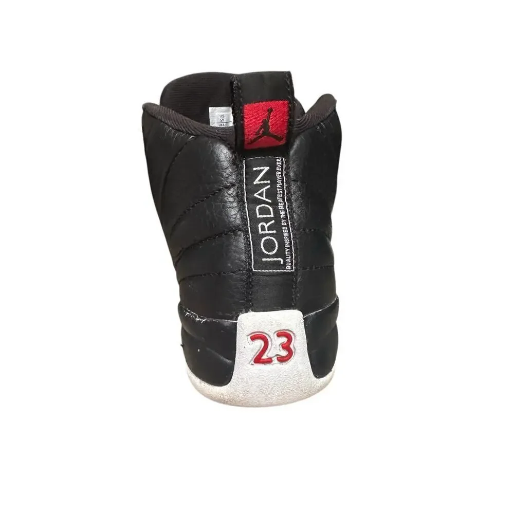 Air Jordan 12 Retro GS “Playoff” 2022 Size 5Y Black White Red